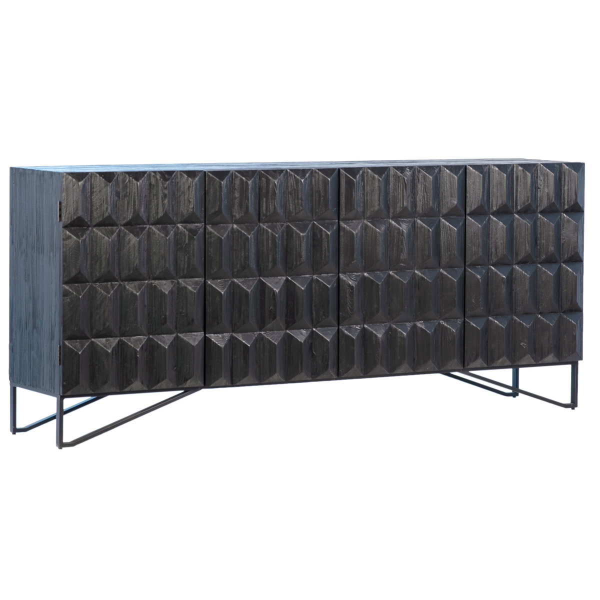 Montoya Sideboard, Sideboards & Buffet by Dovetail, 84" width x 36.5" height x 19" depth View 1