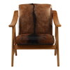 Norcross Occasional Chair Brown, Accent Chair by Dovetail, 28.7" width x 32" height x 32" depth thumbnail 2