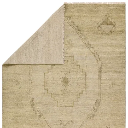 Jaipur Living Fayola JIN11 Handknotted Medallion Green Area Rug (10
