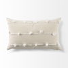Erica 13 x 21 Cream With White Detail Decorative Pillow Cover thumbnail 8