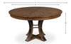 Tower Jupe Dining Table  Med Light Mink, by Sarreid, 4'7" length x 4'7" width x 2'6" height thumbnail 13