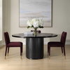 Hersch Round Black Dining Table, by Uttermost, 60" width x 30.5" height x 60" depth thumbnail 2
