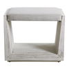 Cabana White Small Bench thumbnail 0