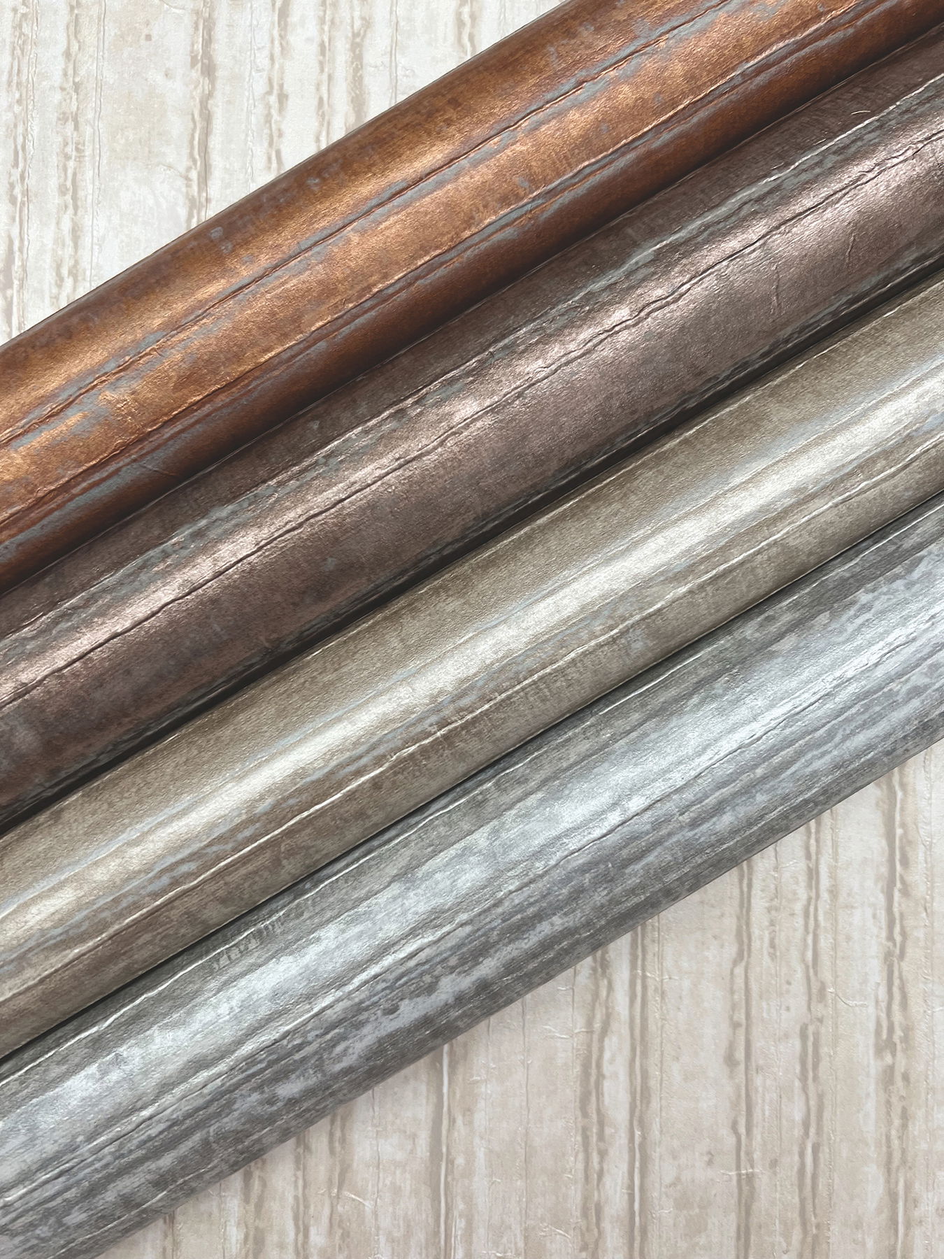 Vintage Tin Brushed Nickel Wallpaper large image 