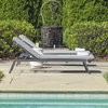 Bea Outdoor Pool Chaise, Outdoor Chaise Lounge by Uttermost, 6'6.75" width x 1'0.5" height x 2'3.5" depth thumbnail 4