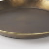 Eagan  Brass Aluminium Tray Medium, Decorative Tray by Mercana, 20" length x 20" width x 1.75" height thumbnail 7