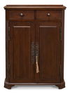 Austrian Hall Cabinet, Walnut, Cabinets & Sideboard by Sarreid, 26" length x 7" width x 35" height thumbnail 2