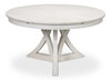 Casual Jupe Dining Table Workingwhite Md, by Sarreid, 4'7" length x 4'7" width x 2'6" height thumbnail 1