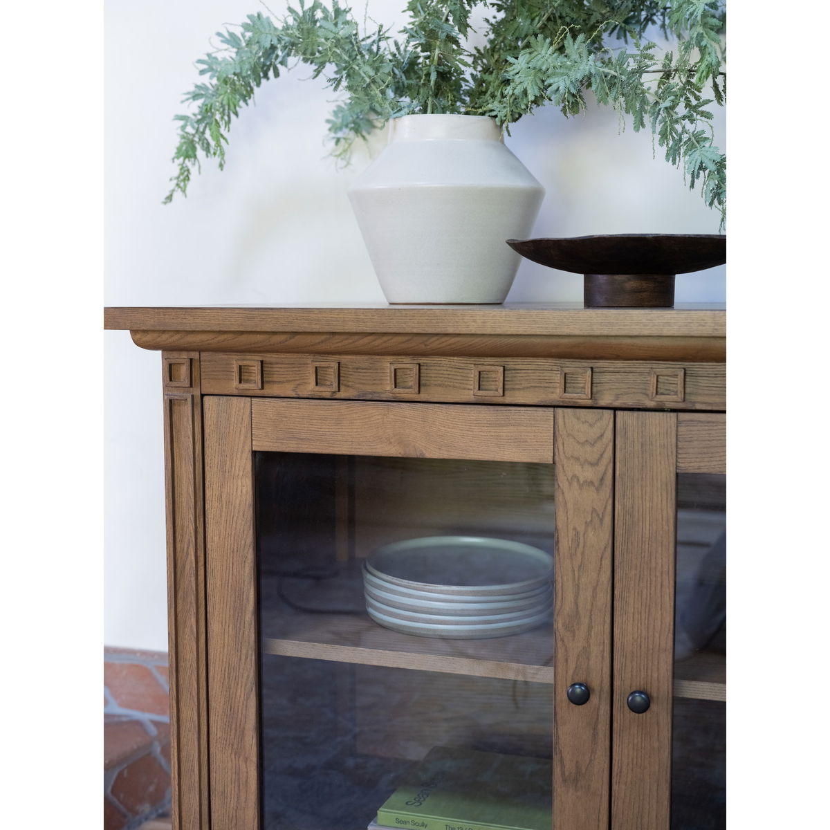Lillian Sideboard Brown, Cabinets & Sideboard by Moe's Home, 83.7" width x 33.9" height x 24" depth View 10