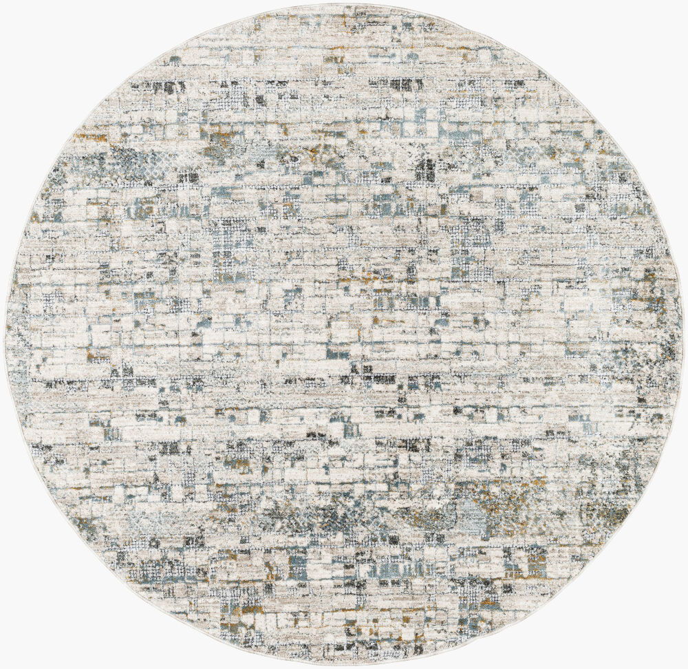 Dresden Machine Woven Rug, by Surya, 5'2.99" length x 5'2.99" width
