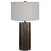 Khalio Gun Metal Table Lamp, by Uttermost, 16" width x 27.5" height x 16" depth thumbnail 1