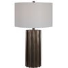 Khalio Gun Metal Table Lamp, by Uttermost, 16" width x 27.5" height x 16" depth thumbnail 1