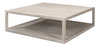 Camden Bungalow Cocktail Table, by Sarreid, 5' length x 5' width x 1'6" height thumbnail 8