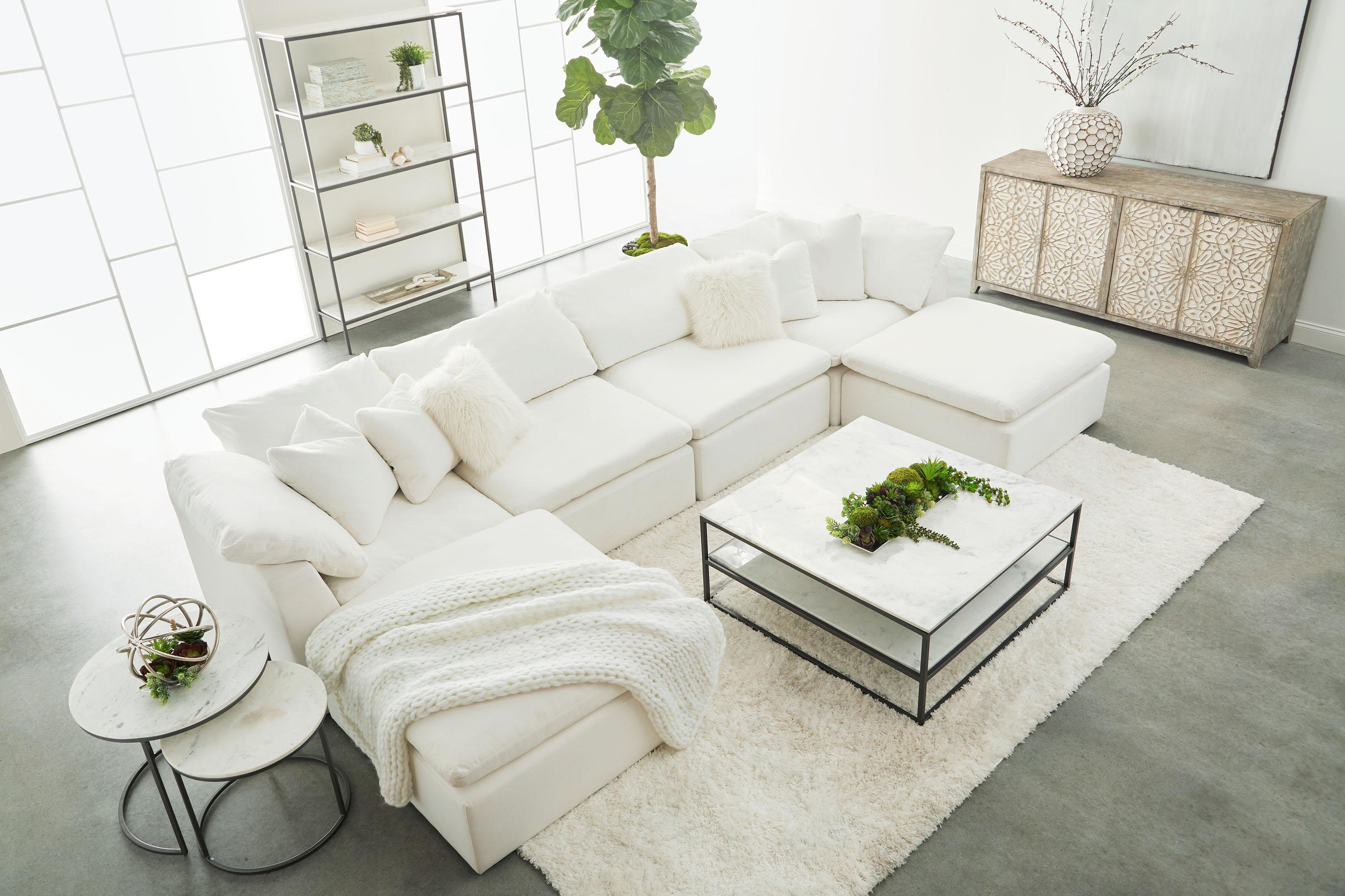 Sky Modular Ottoman, Seating by Essentials for Living, 39.5" width x 21.5" height x 39.5" depth View 16