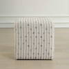 Joie White Chenille Ottoman, by Uttermost, 18" width x 18" height x 18" depth thumbnail 3