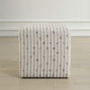 Joie White Chenille Ottoman thumbnail 2