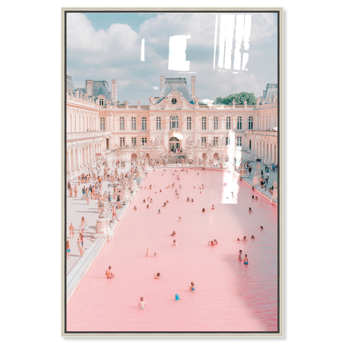 Pink Pool (Resin), Art by Oliver Gal,  24x36 View 1