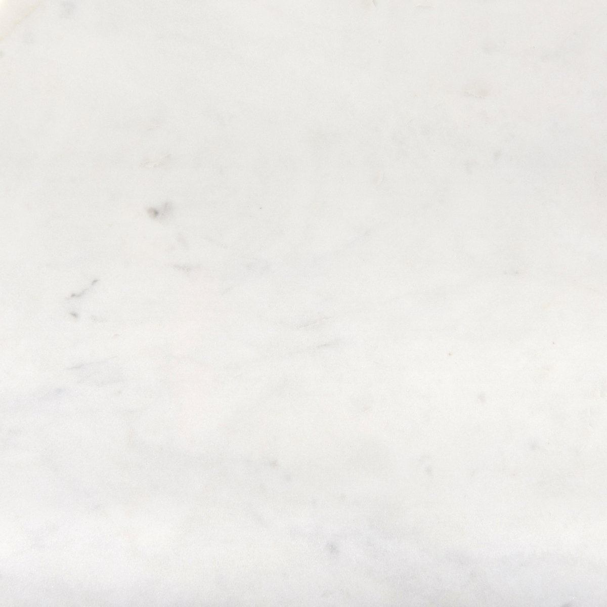 Austen 20L x 20W x 22H Round White Marble Top with Black Metal Frame Side Table, Side & End Table by Mercana, 20" length x 20" width x 22" height View 4