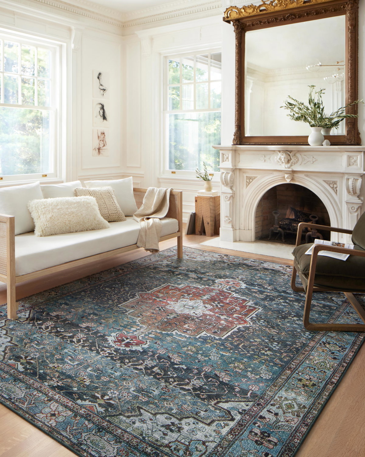Loloi Margot Rug, 1'6" length x 1'6" width View 2