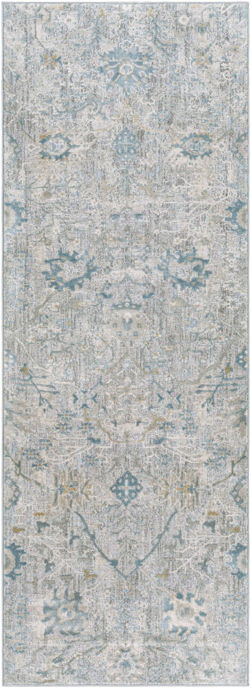 Brunswick Machine Woven Rug, by Surya, 7'2.61" length x 2'7.5" width