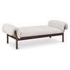 Cardero Daybed Ivory, Chaise Lounges & Daybed by Moe's Home, 74.5" width x 23.5" height x 30" depth thumbnail 2