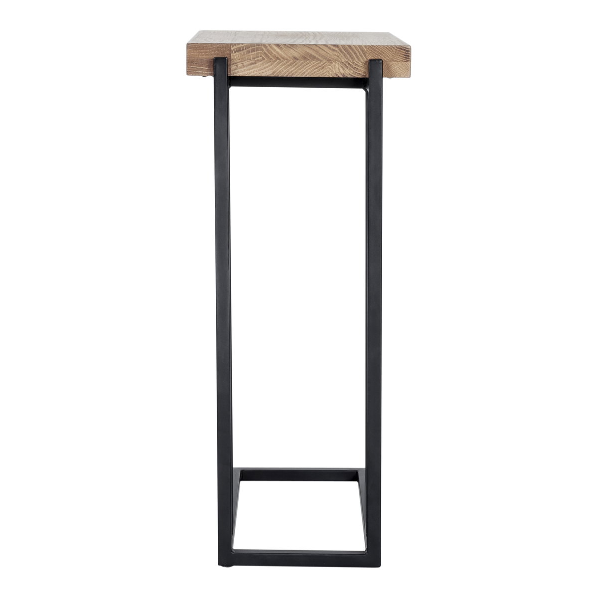 Mila C Shaped Side Table Natural, Side & End Table by Moe's Home, 16.5" width x 23.5" height x 10" depth View 5