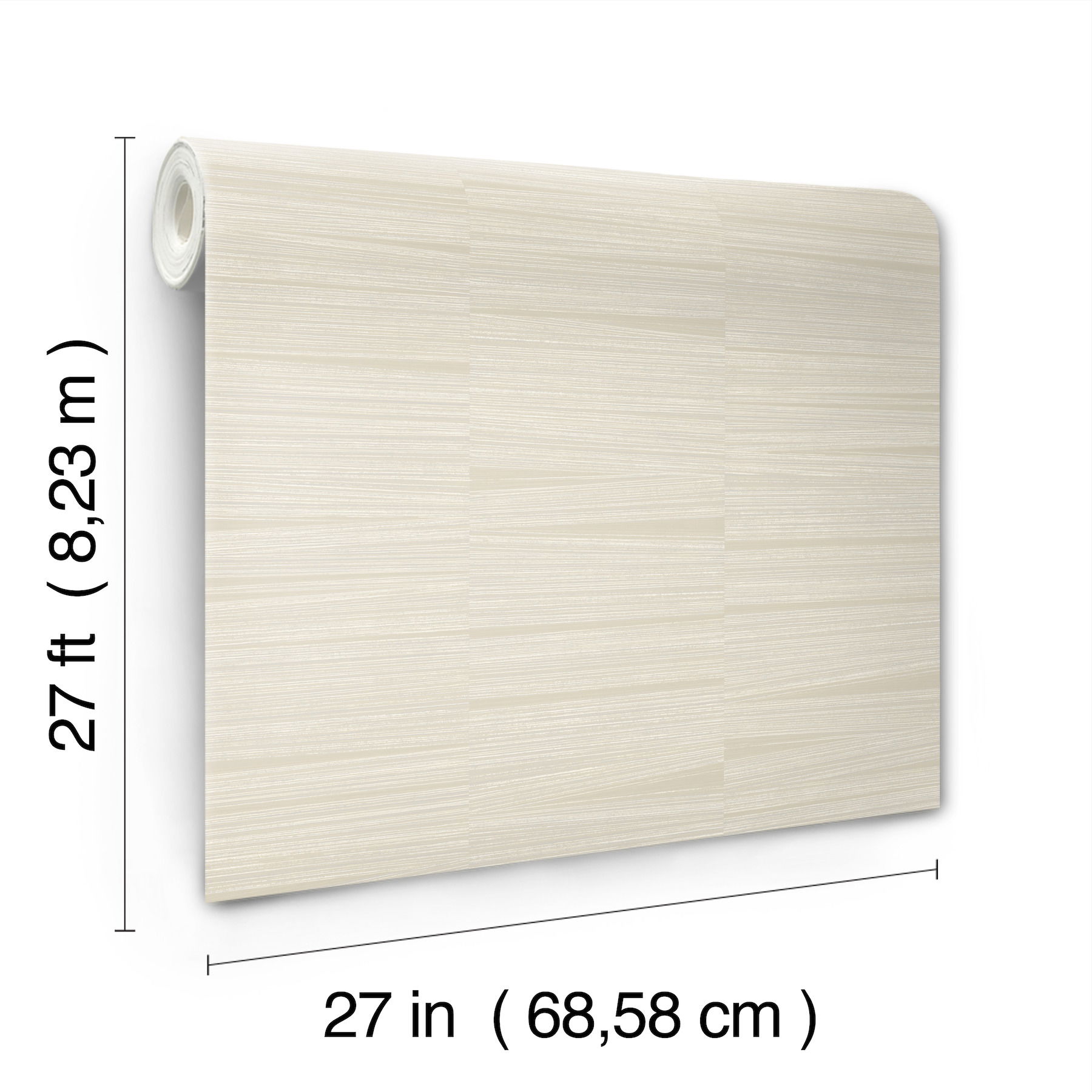 Line Stripe Beige Wallpaper large image 