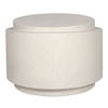 Cosmo Outdoor Accent Table Off White, Side & End Table by Moe's Home, 25" width x 17.5" height x 25" depth thumbnail 4
