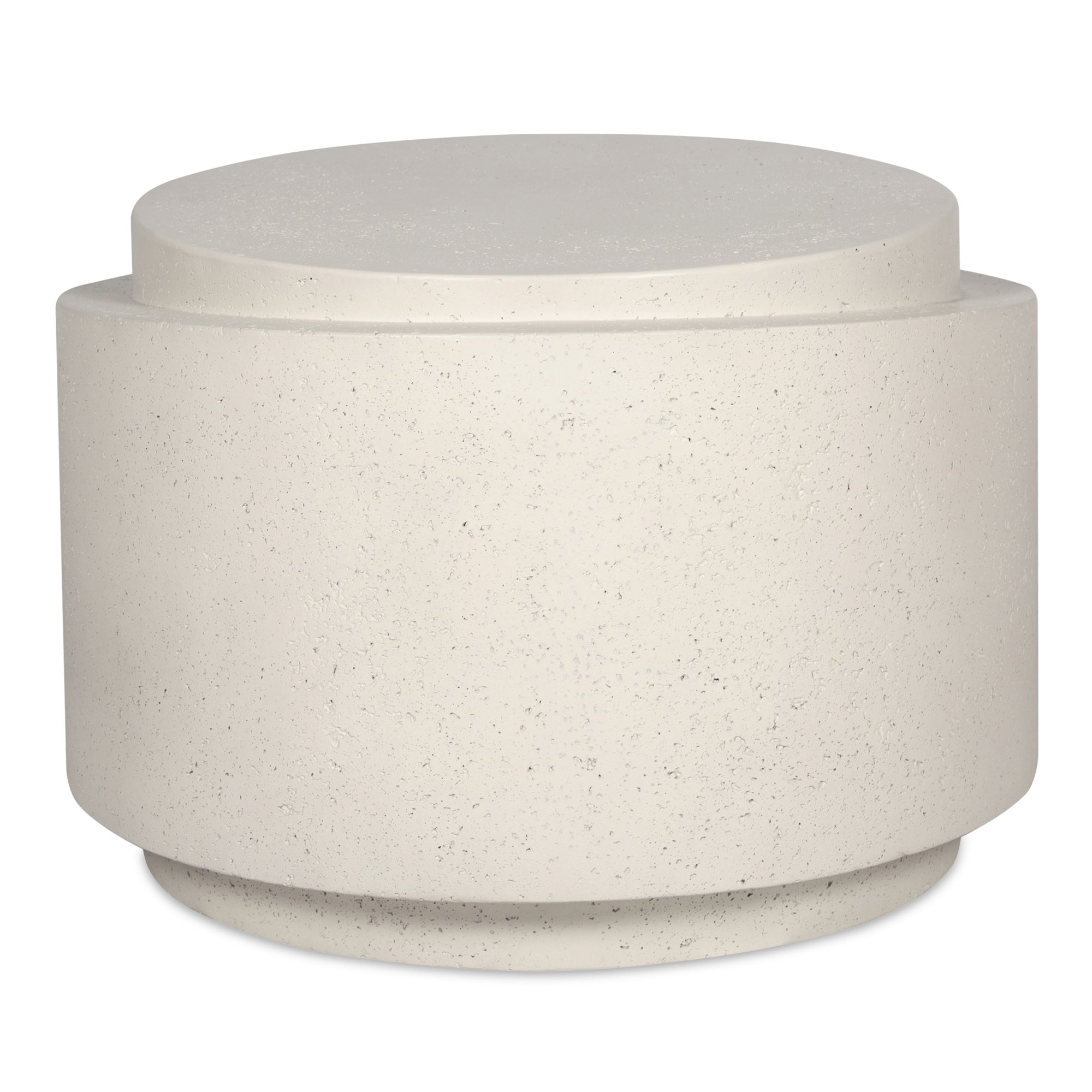 Cosmo Outdoor Accent Table Off White large image 