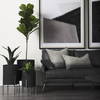 Claypoole (Set of 3) Black Plant Stands, Planter by Mercana, 15" length x 15" width x 24.5" height thumbnail 4