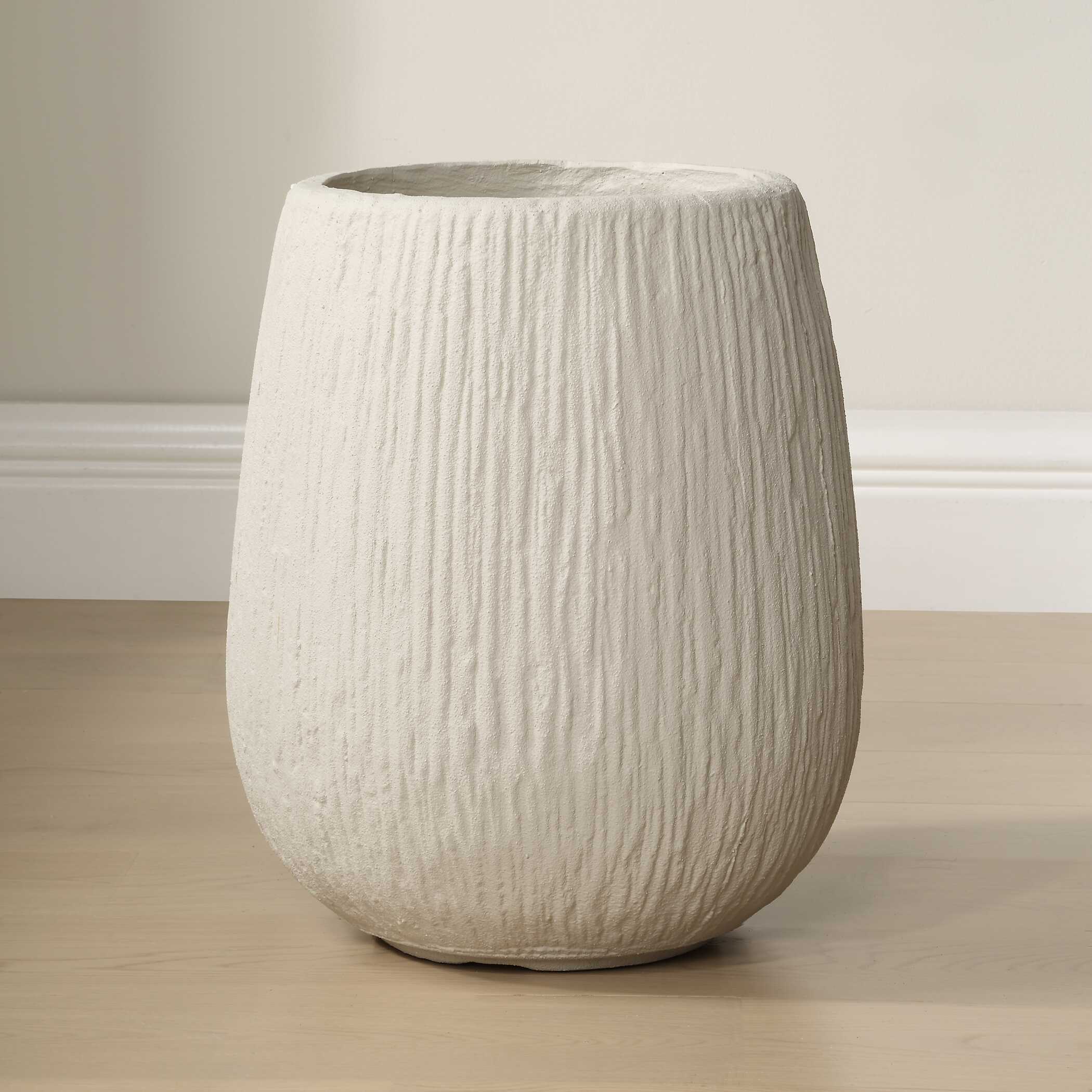 Rustic Ridge Off-White Outdoor Planter large image 