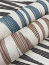 Flamed Zigzag Blue & Cream Wallpaper thumbnail 3