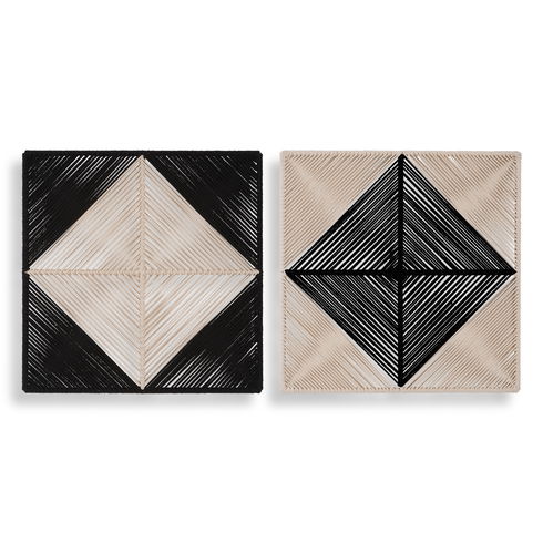 Seeing Double Rope Wall Squares, S/2