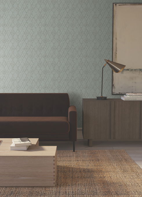 Souk Diamonds Taupe Wallpaper