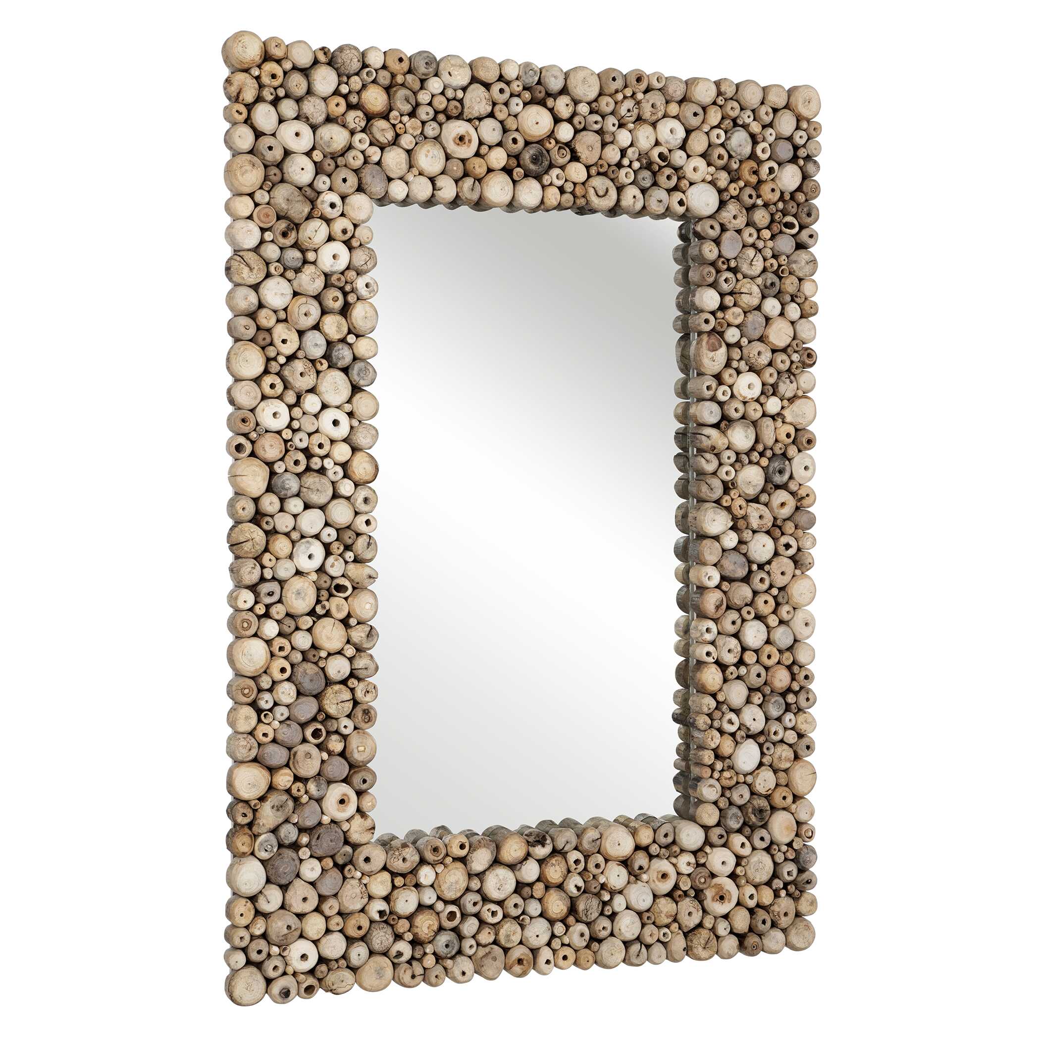 Timberwood Rectangular Mirror, by Uttermost, 35.5" width x 51.25" height x 2" depth View 4