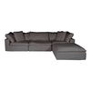 Clay Lounge Modular Sectional Light Grey thumbnail 0