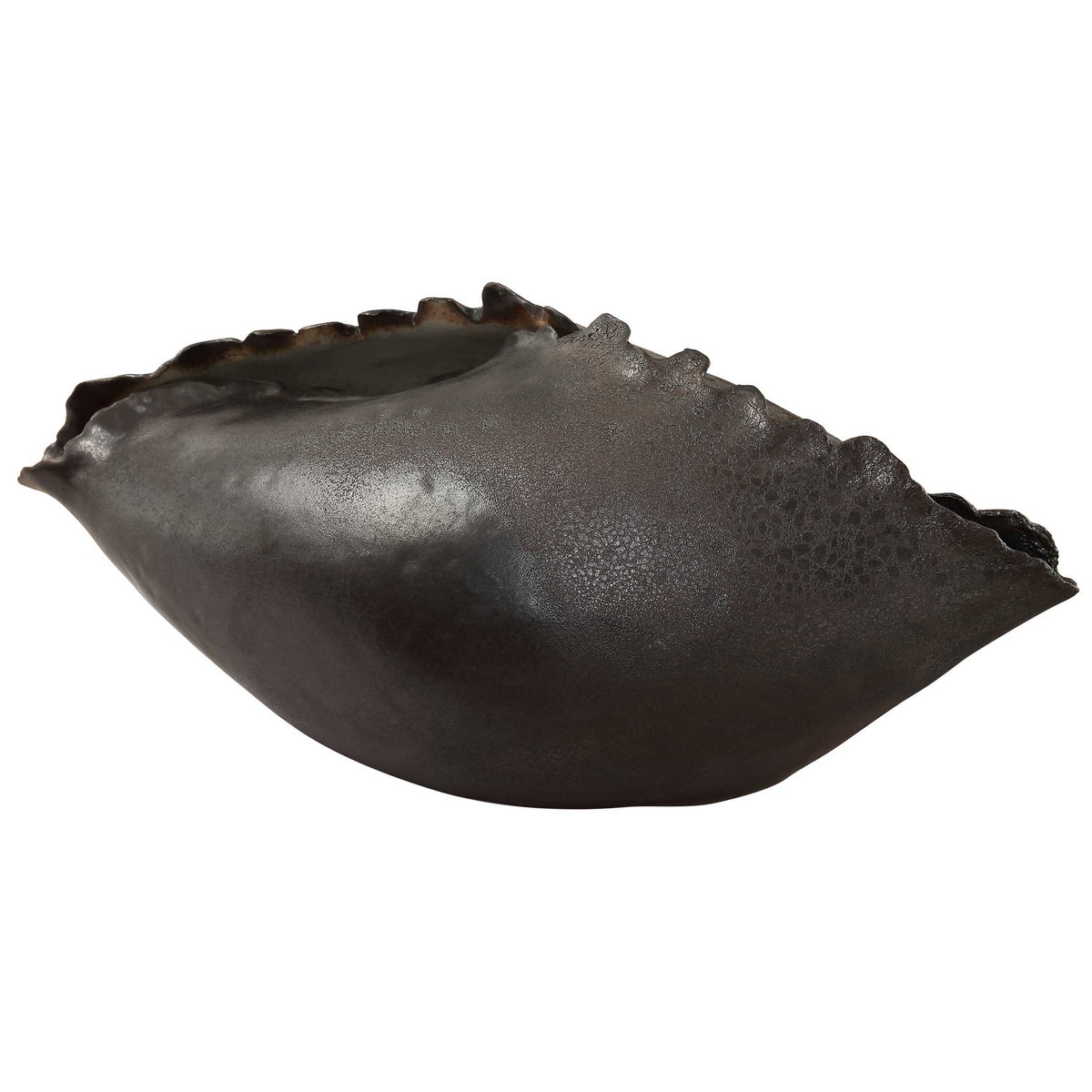 Blossom Bronzed Metallic Vase, by Uttermost, 17" width x 7" height x 8.5" depth View 4
