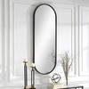 Varina Tall Black Mirror, by Uttermost, 22" width x 60" height x 1.5" depth thumbnail 4