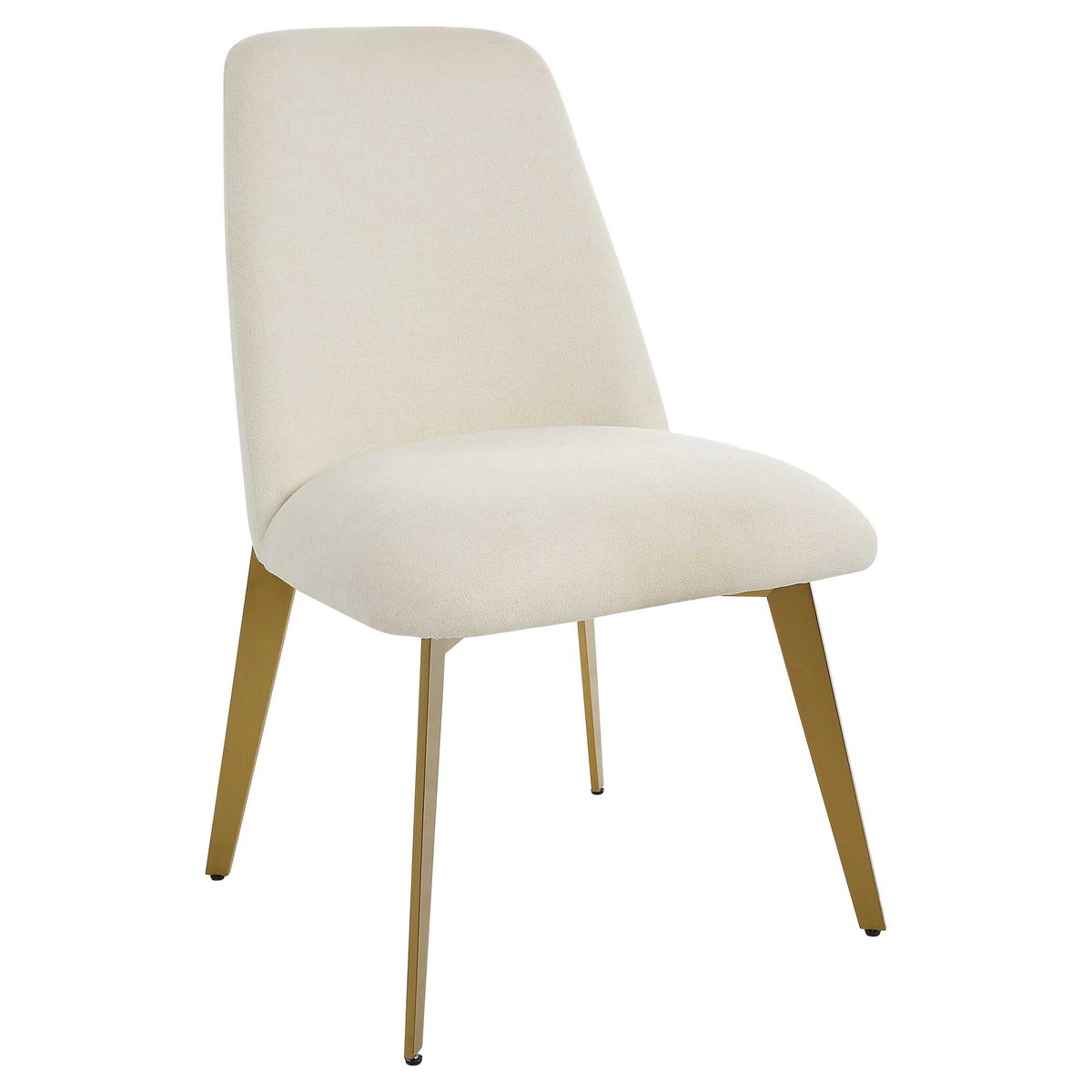 Vantage Off White Fabric Dining Chair, by Uttermost, 20.5" width x 35" height x 26" depth View 4