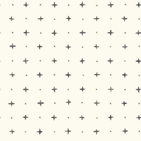 Magnolia Home Cross Stitch Black Peel & Stick Wallpaper