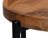 Profile Round End Table, by Sarreid, 1'10" length x 1'10" width x 2' height thumbnail 5