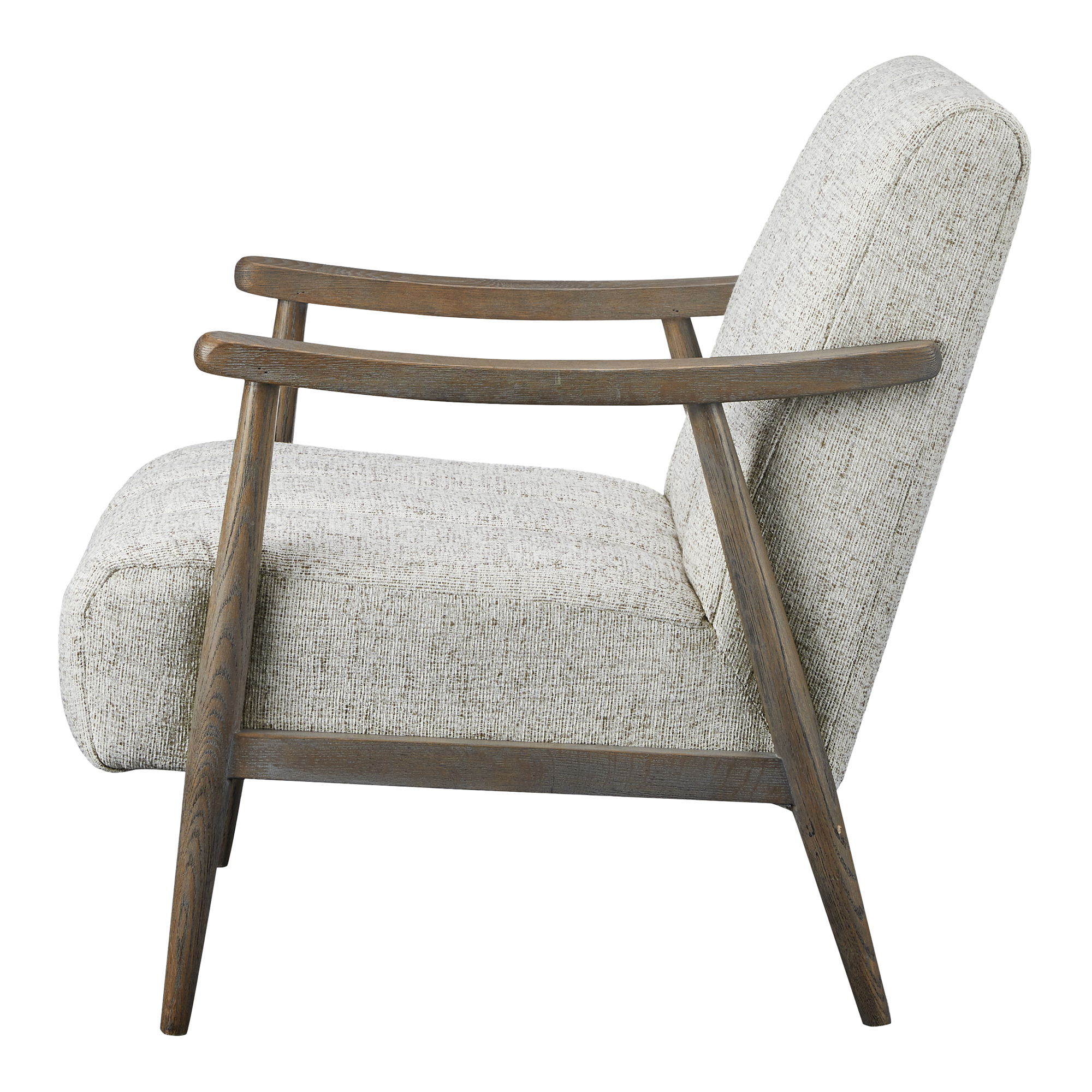 Aster Accent Chair Pebbled Beige, by Moe's Home, 26" width x 32" height x 32.5" depth View 3