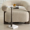 Pelton Marble Glass Drink Table, Side & End Table by Uttermost, 11" width x 24" height x 11" depth thumbnail 2