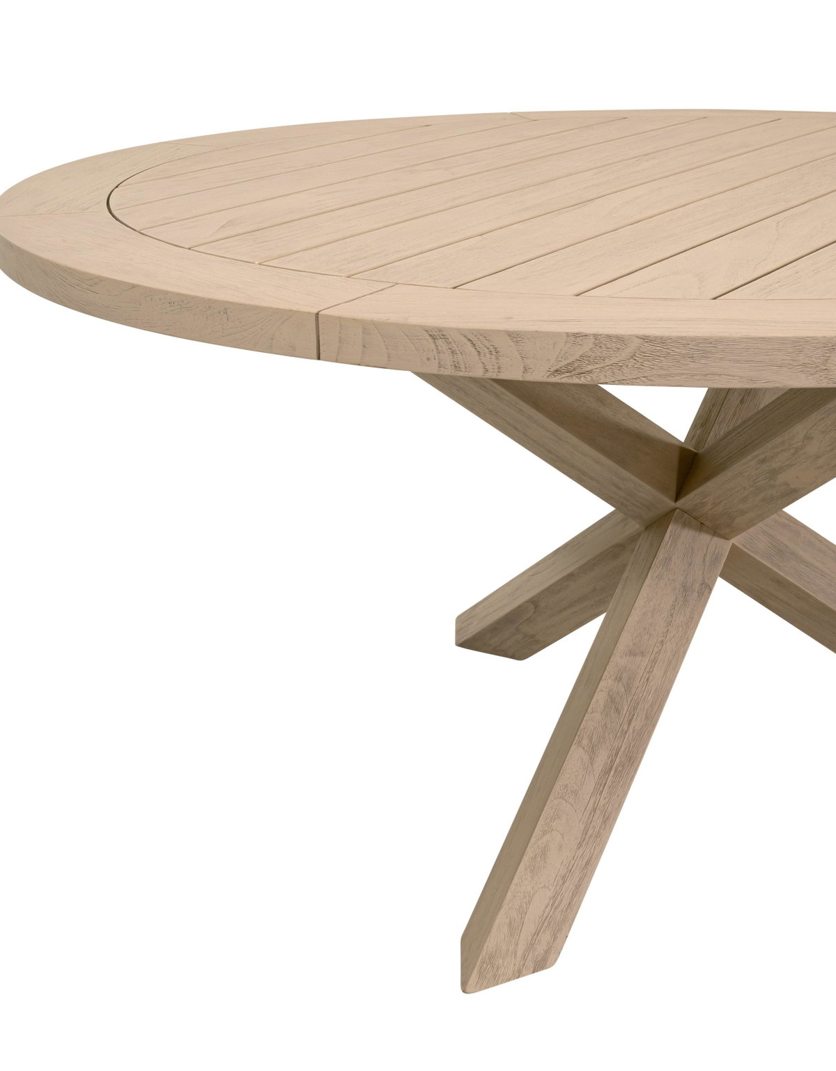 Boca Outdoor 63' Round Dining Table, by Essentials for Living, 63" width x 29.5" height x 63" depth View 6