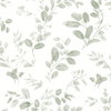 Dancing Leaves Green Peel & Stick Wallpaper, by York Wall, 18' length x 1'8.5" width x 0.02" depth thumbnail