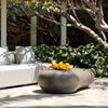Sicilly Pebblestone Dark Grey, Coffee Table by Dovetail, 60.5" width x 16.75" height x 31.75" depth thumbnail 7
