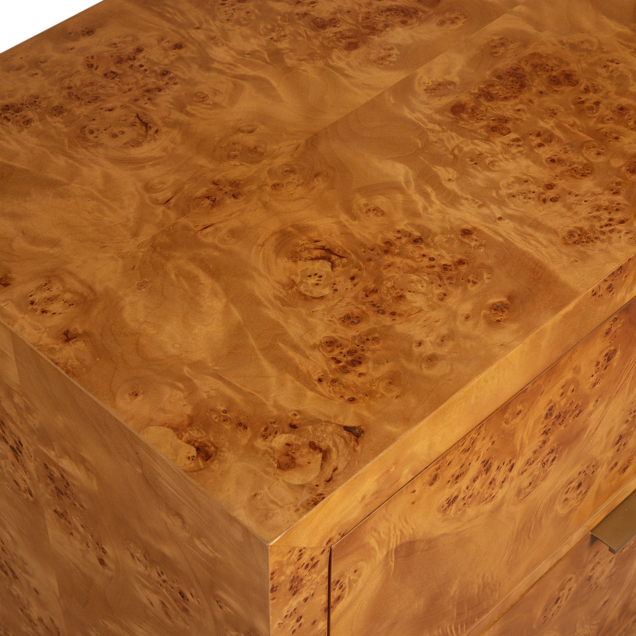 Indus 2 Drawer Burl Chest large image 