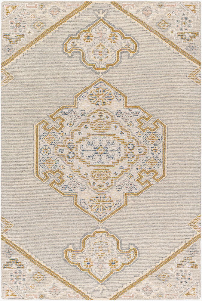 Vivianne Handmade Rug, by Surya, 1'6" length x 1'6" width
