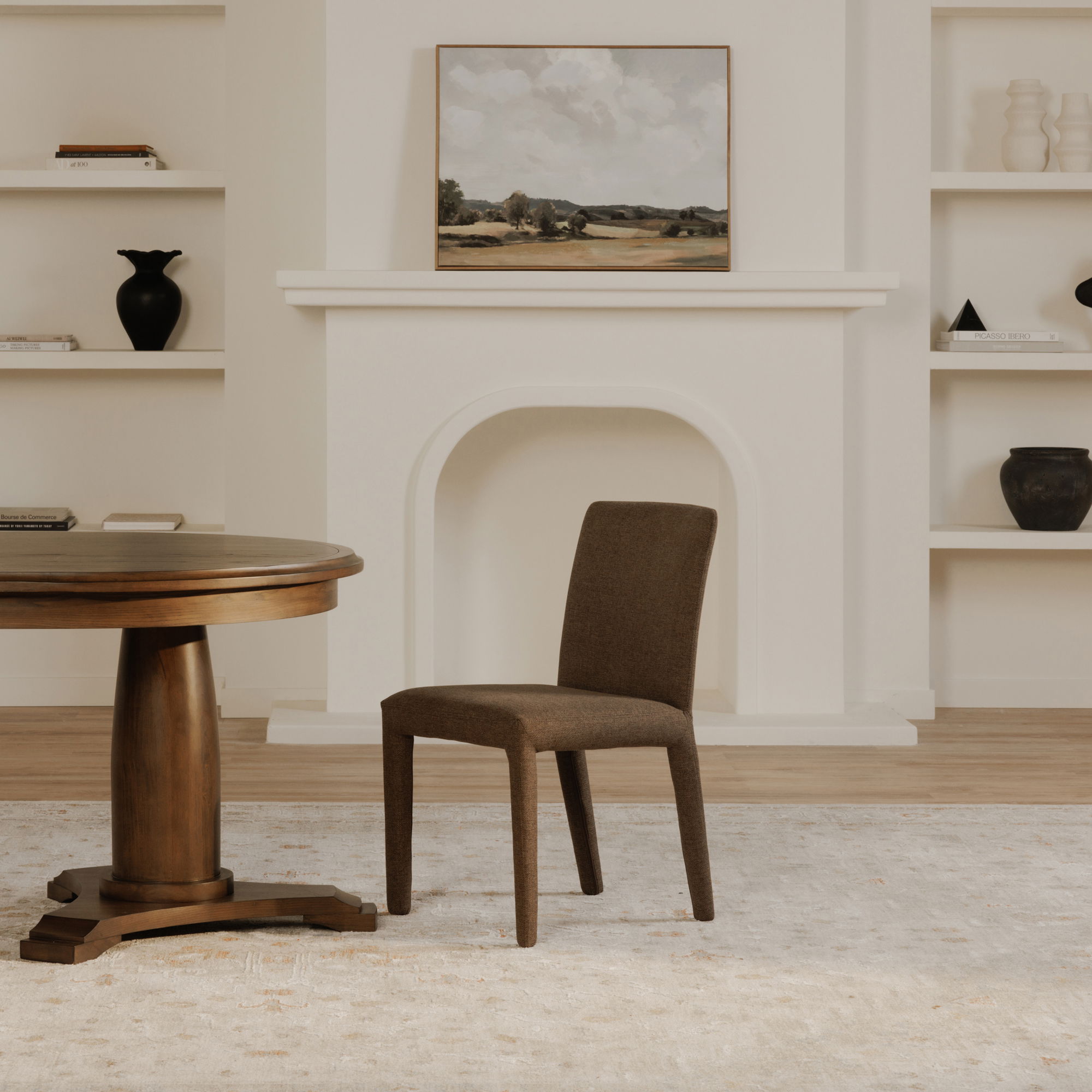 Monte Dining Chair Brown - Set Of Two, by Moe's Home, 19" width x 33" height x 23" depth View 8