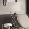 Talema Aged Silver Lamp, Table Lamp by Uttermost, 17" width x 30.25" height x 9" depth thumbnail 2
